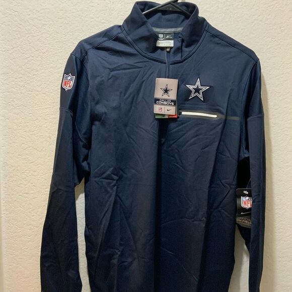 Nike NFL Dallas Cowboys Elite Coaches Quarter Zip Pullover Size small - Picture 4 of 6